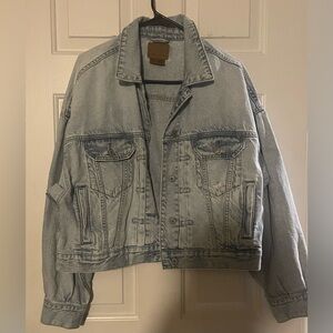 American Eagle Outfitters Light Blue Denim Jacket